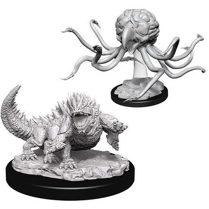 Grell & Basilisk: D&D Nolzur's Marvelous Unpainted Miniatures (W11)