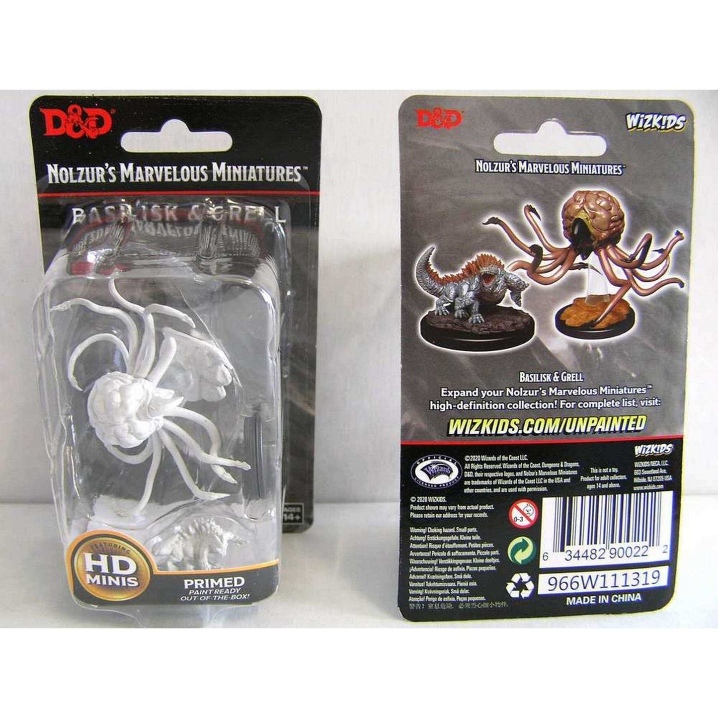 Grell and Basilisk D and D Nolzurs Marvelous Unpainted Miniatures W11 100D and D Miniature Game by Wiz Kids 2