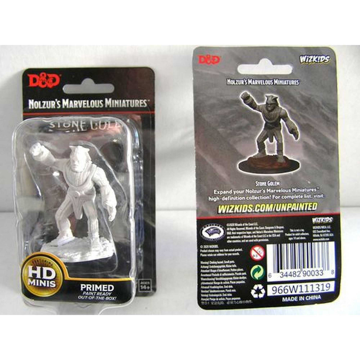 Stone Golem: D&D Nolzur's Marvelous Unpainted Miniatures (W11) 2