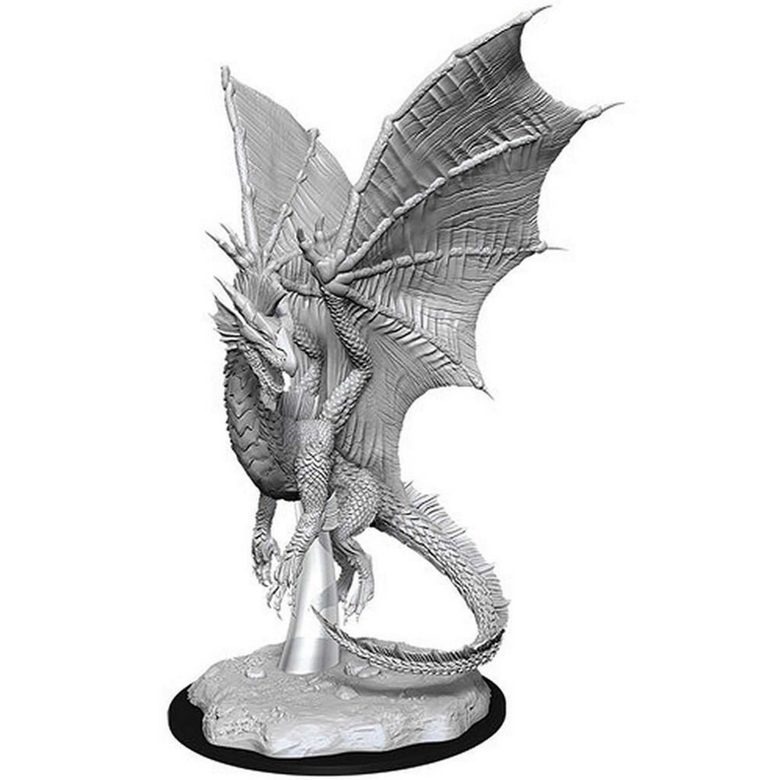 Young Silver Dragon D and D Nolzurs Marvelous Unpainted Miniatures W11 100D and D Miniature Game by Wiz Kids 1
