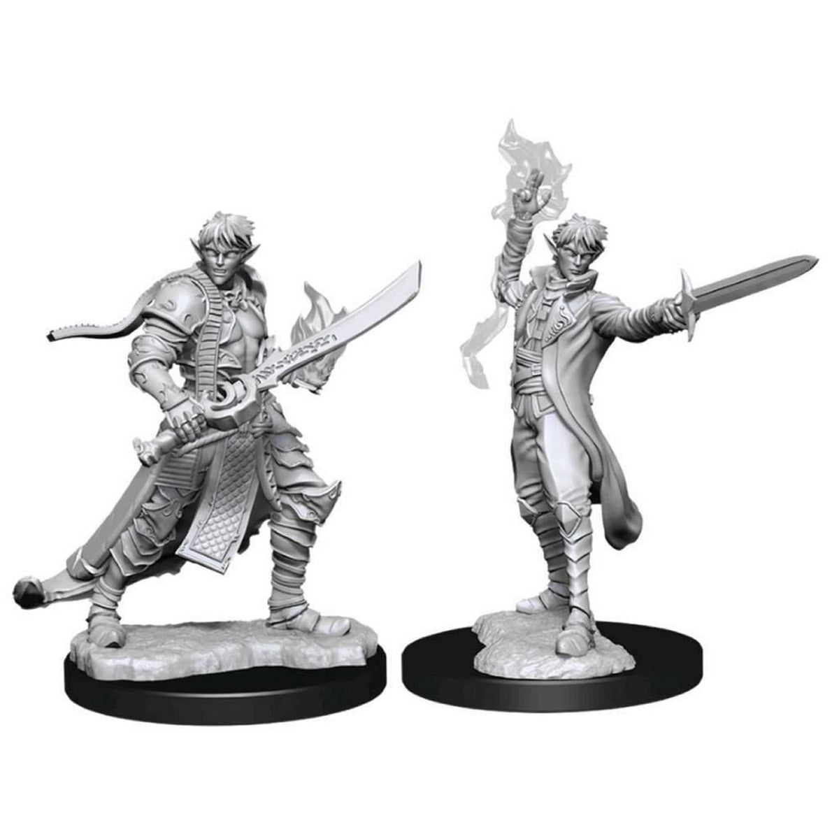 Male Elf Magus (Magic User): Pathfinder Battles Deep Cuts Unpainted Miniatures (W11) 1