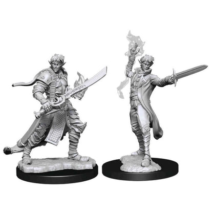 Male Elf Magus (Magic User): Pathfinder Battles Deep Cuts Unpainted Miniatures (W11) 1
