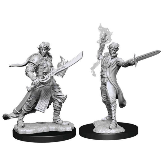 Male Elf Magus (Magic User): Pathfinder Battles Deep Cuts Unpainted Miniatures (W11) 1