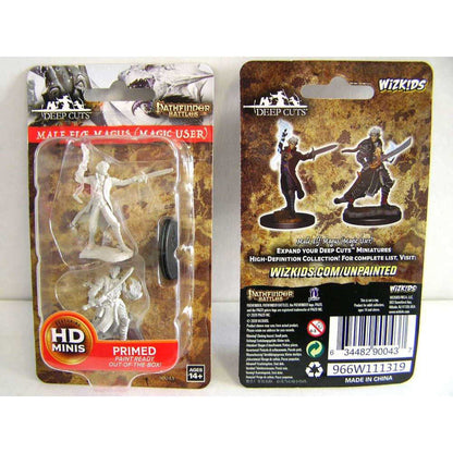 Male Elf Magus (Magic User): Pathfinder Battles Deep Cuts Unpainted Miniatures (W11) 2