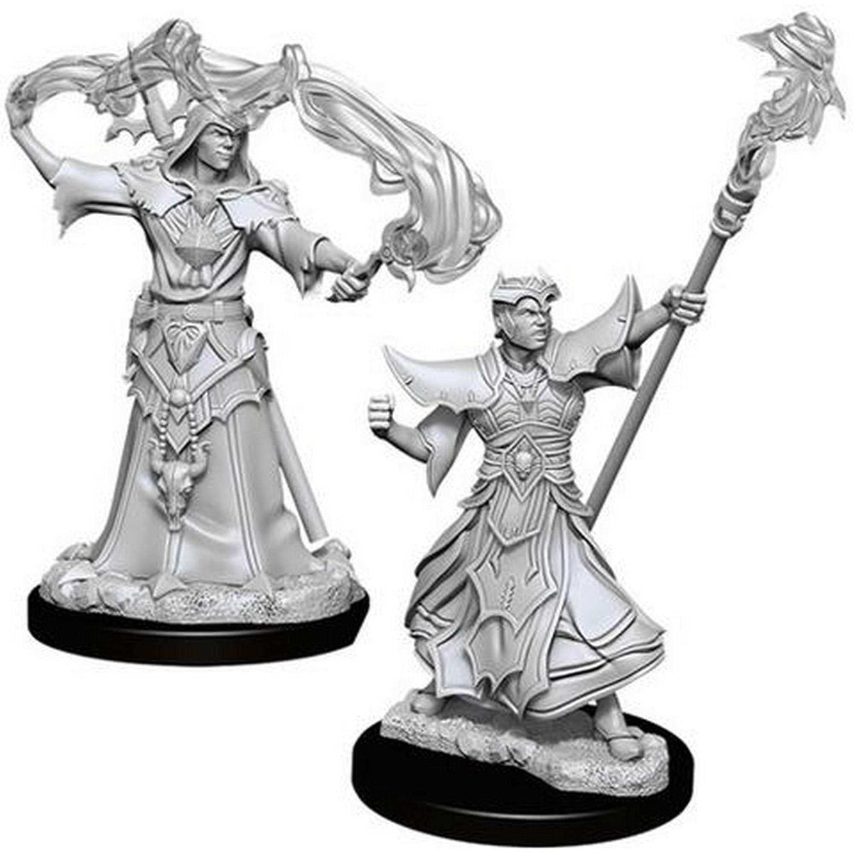 Male Human Sorcerer: Pathfinder Battles Deep Cuts Unpainted Miniatures (W11) 1