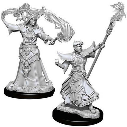 Male Human Sorcerer: Pathfinder Battles Deep Cuts Unpainted Miniatures (W11) 1