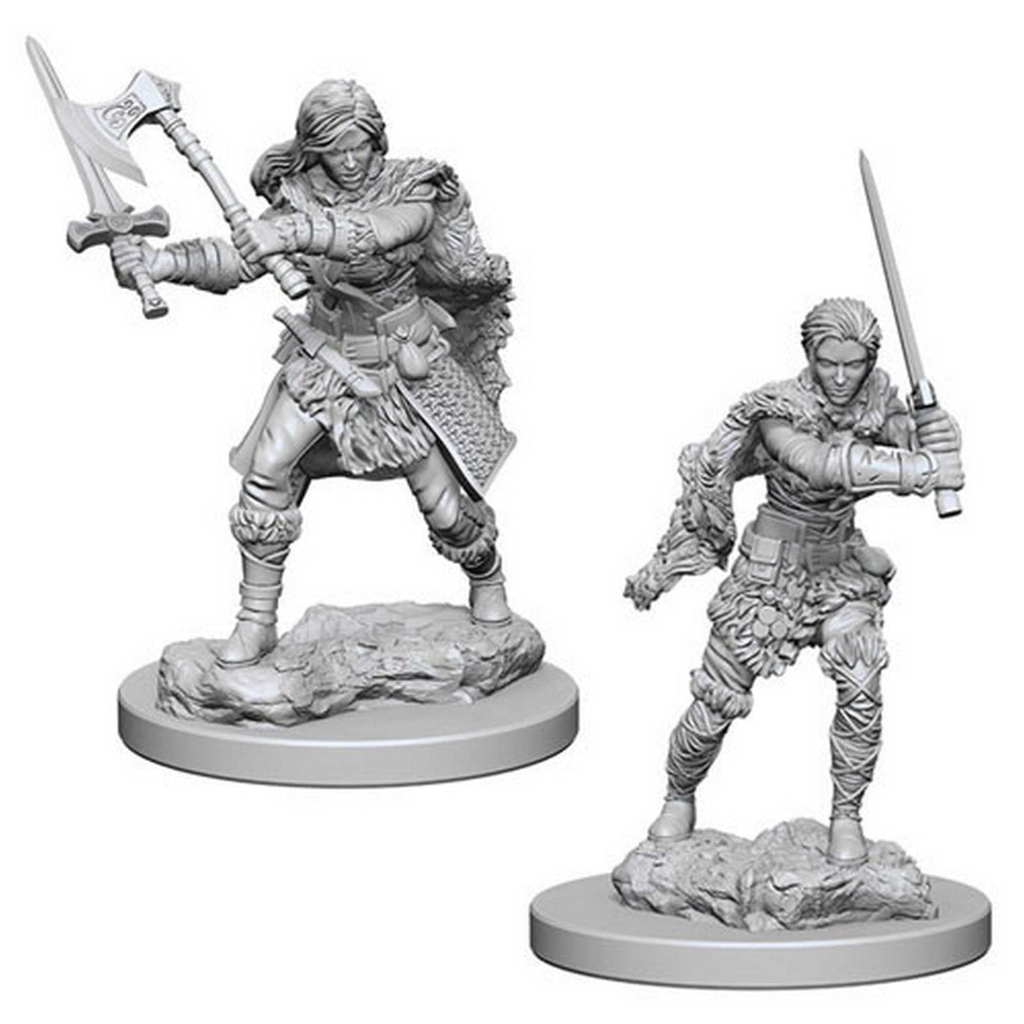 D&D Nolzur's Marvelous Miniatures - Female Human Barbarian 1