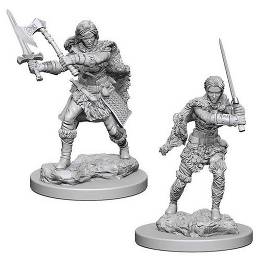 D&D Nolzur's Marvelous Miniatures - Female Human Barbarian 1