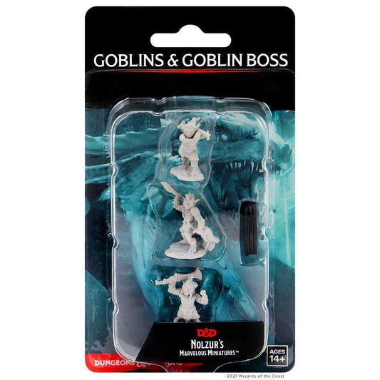 Goblins and Goblin Boss D and D Nolzurs Marvelous Unpainted Miniatures W12 100D and D Miniature Game by Wiz Kids 1