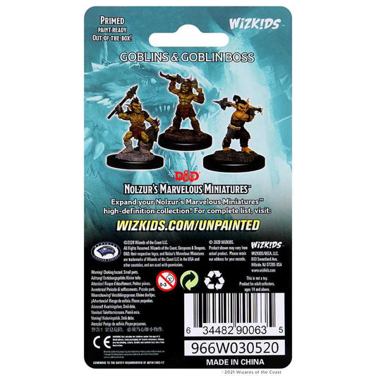 Goblins and Goblin Boss D and D Nolzurs Marvelous Unpainted Miniatures W12 100D and D Miniature Game by Wiz Kids 2