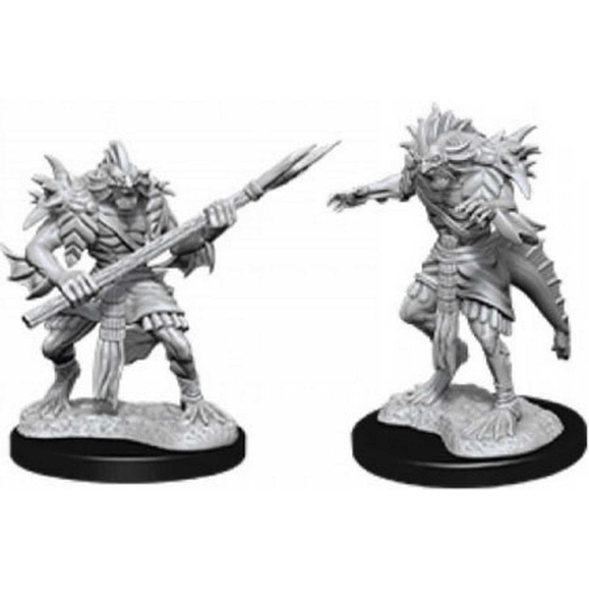 Sahuagin D and D Nolzurs Marvelous Unpainted Miniatures W12 Miniature Game by Wiz Kids 1