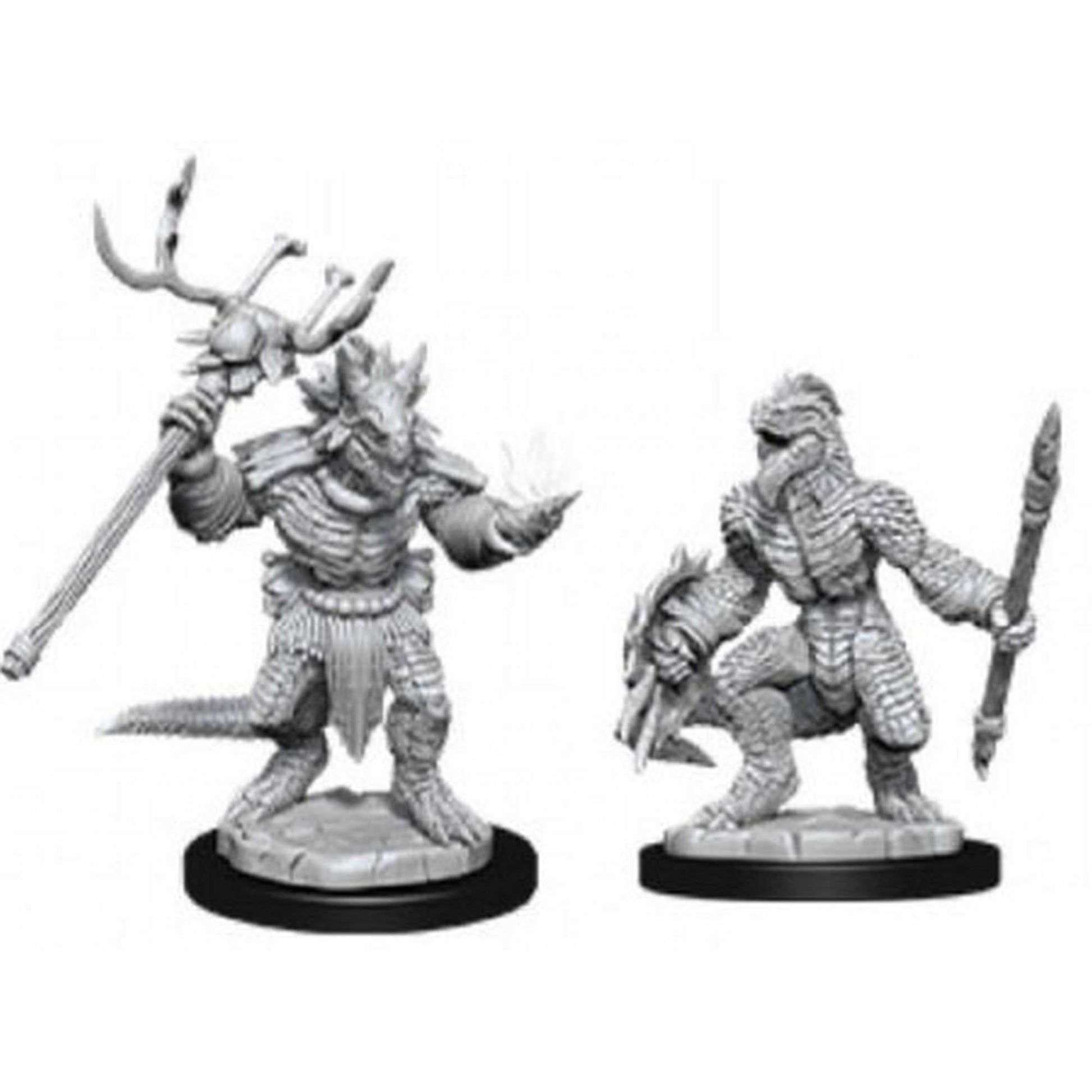 D&D Nolzur's Marvelous Miniatures - Lizardfolk & Lizardfolk Shaman 1