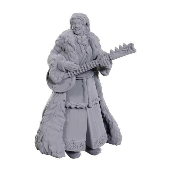 Ansalon Human Bard D and D Nolzurs Marvelous Unpainted Miniatures W23 Miniature Game by Wiz Kids 1