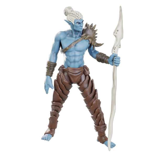 Sea Elf Leader D and D Nolzurs Marvelous Unpainted Miniatures W23 Miniature Game by Wiz Kids 2