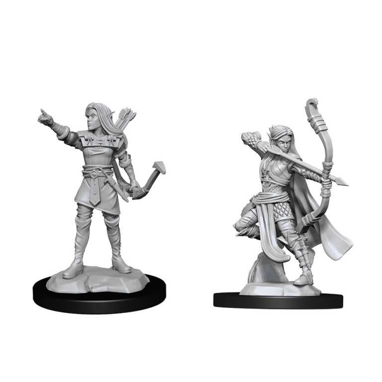 D&D Nolzur's Marvelous Miniatures: Elf Ranger Female 1