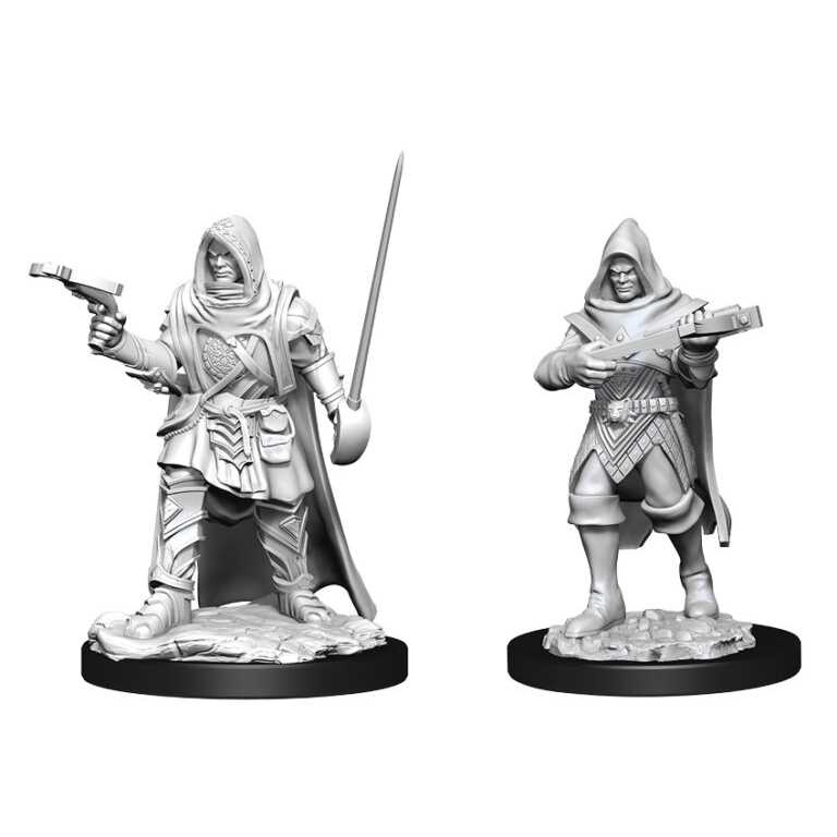 Human Rogue Male Pathfinder Battles Deepcuts Unpainted Miniatures W13 100DEEP Miniature Game by Wiz Kids 1