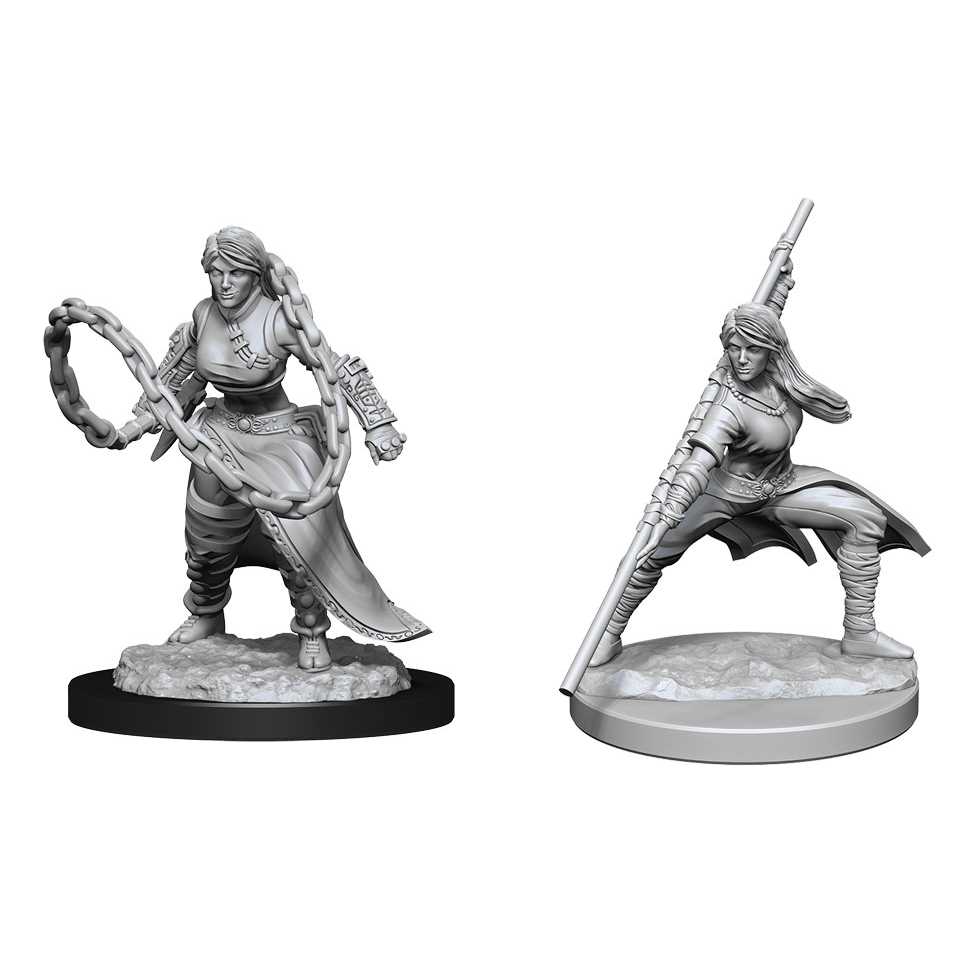 D&D Nolzur's Marvelous Miniatures: Human Monk Female 1