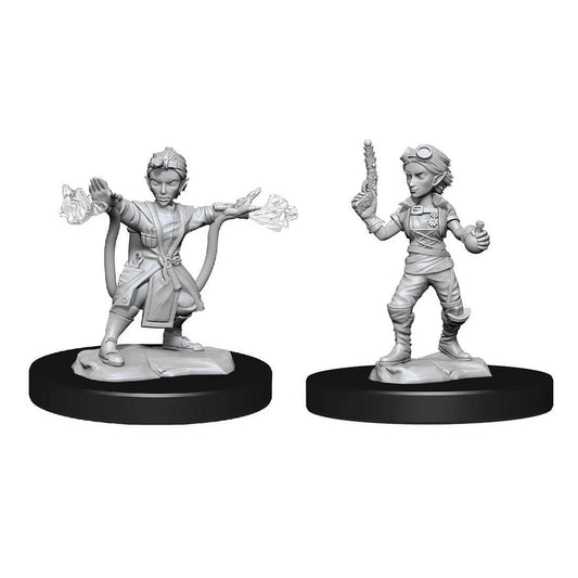 Gnome Artificer Female D and D Nolzurs Marvelous Unpainted Miniatures W14 Miniature Game by Wiz Kids 1