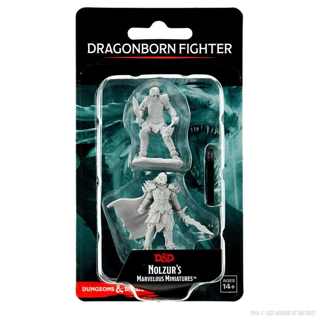 Dragonborn Fighter Female D and D Nolzurs Marvelous Unpainted Miniatures W15 Miniature Game by Wiz Kids 1
