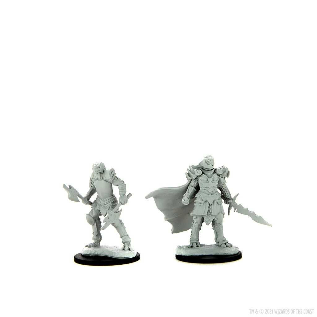 Dragonborn Fighter Female D and D Nolzurs Marvelous Unpainted Miniatures W15 Miniature Game by Wiz Kids 3