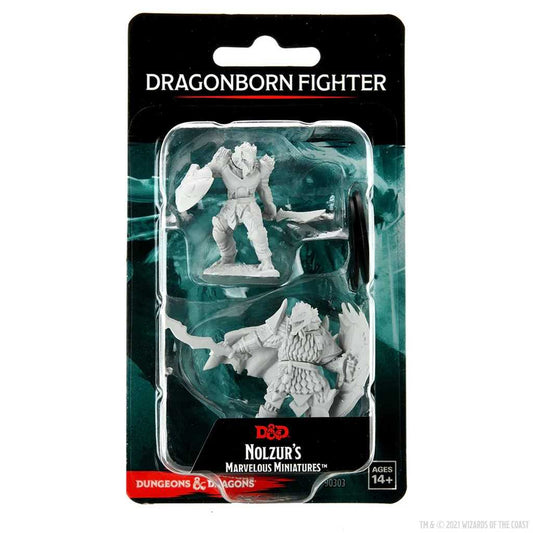 Dragonborn Fighter Male D and D Nolzurs Marvelous Unpainted Miniatures W15 Miniature Game by Wiz Kids 1