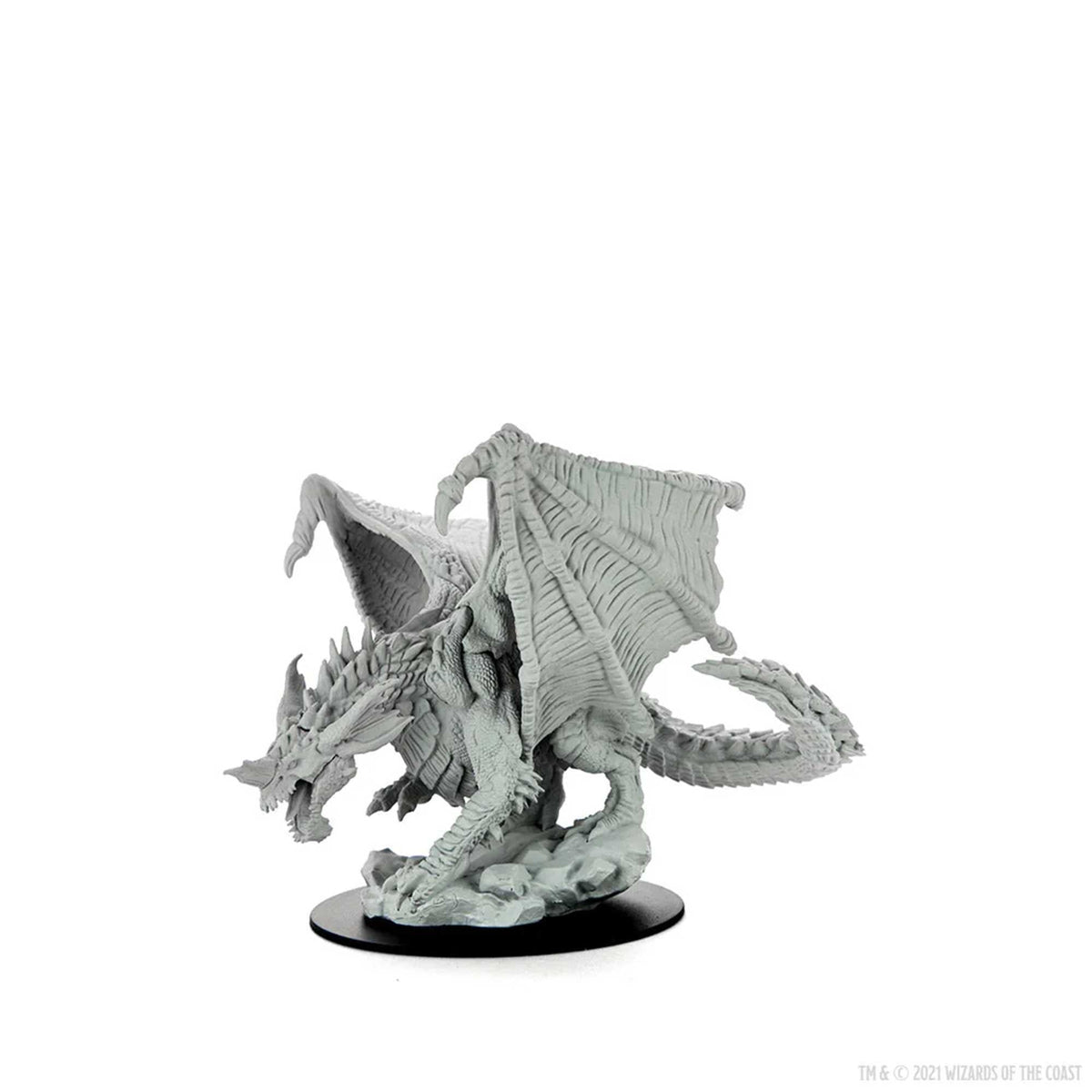 Young Blue Dragon D and D Nolzurs Marvelous Unpainted Miniatures W15 100D and D Miniature Game by Wiz Kids 3