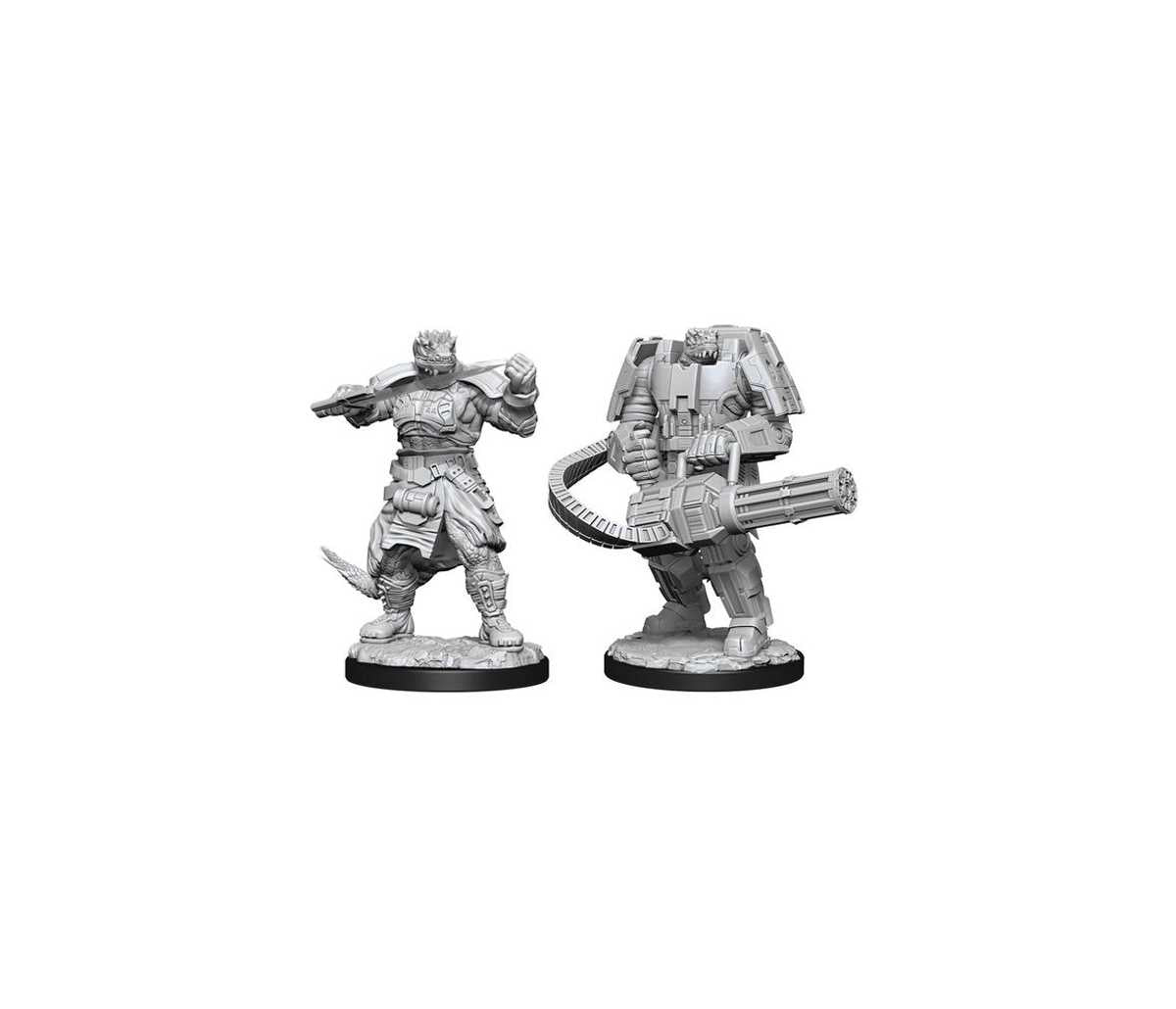 Vesk Soldier Starfinder Battles Deep Cuts Unpainted Miniatures W15 Miniature Game by Wiz Kids 1