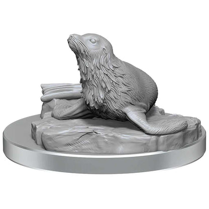 Locathah and Seal D and D Nolzurs Marvelous Unpainted Miniatures W20 Miniature Game by Wiz Kids 2