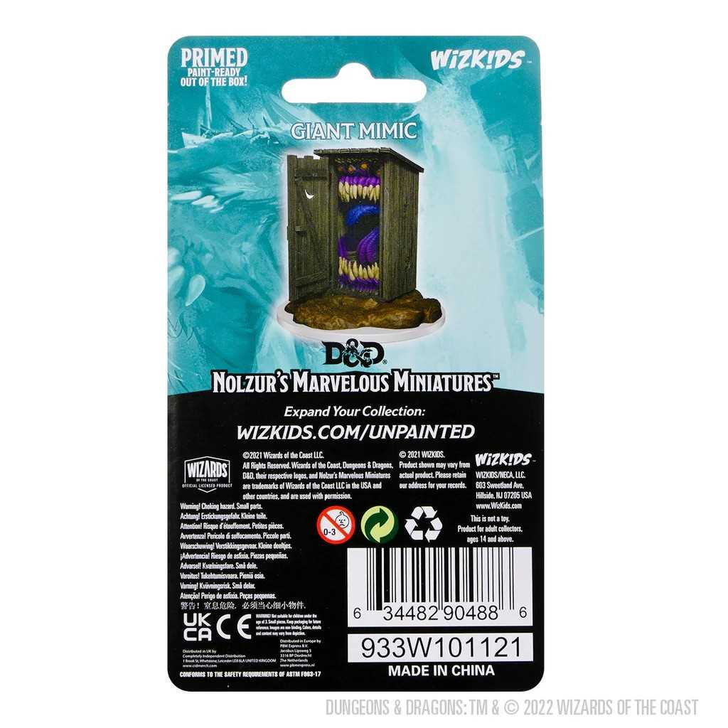 Dungeons and Dragons Nolzur's Marvelous Unpainted Miniatures Giant Mimic Miniatures Game Accessory