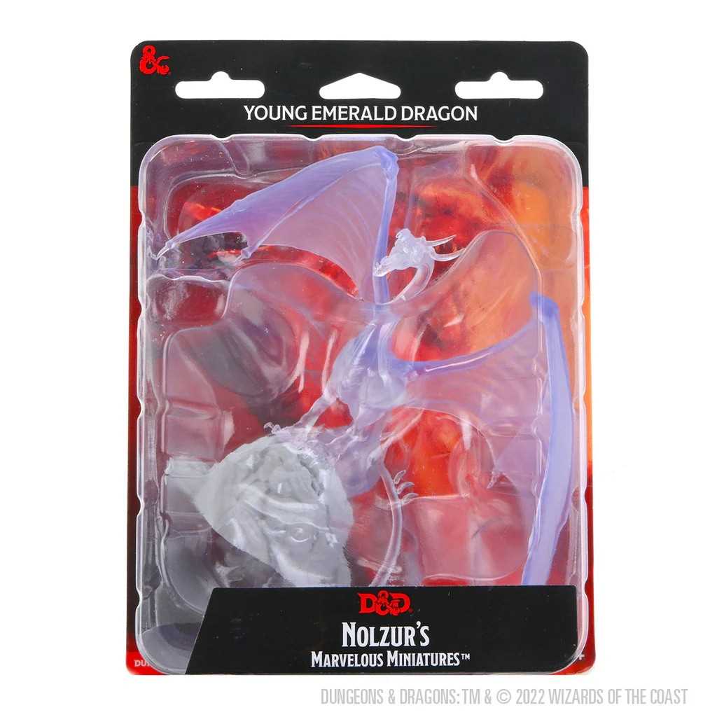 Young Emerald Dragon D and D Nolzurs Marvelous Unpainted Miniatures W17 Miniature Game by Wiz Kids 1