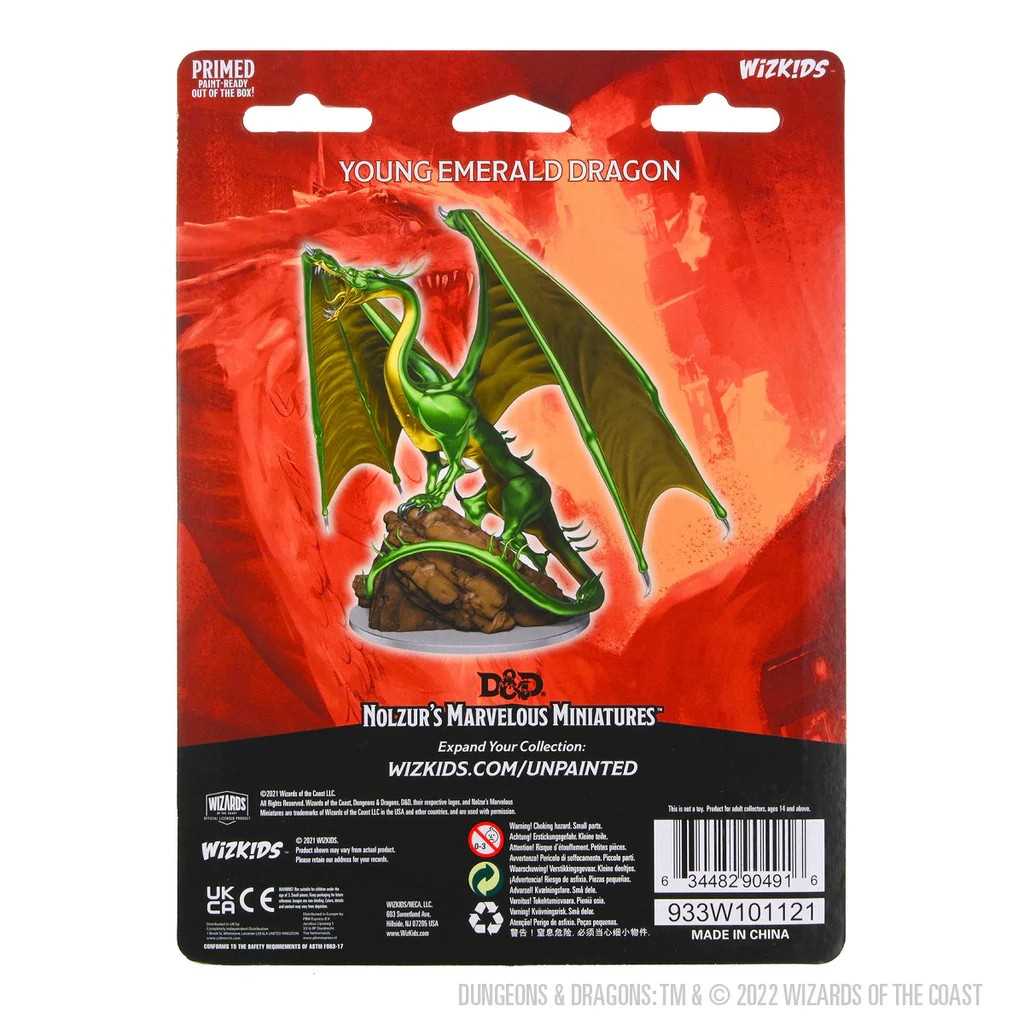 Young Emerald Dragon D and D Nolzurs Marvelous Unpainted Miniatures W17 Miniature Game by Wiz Kids 2