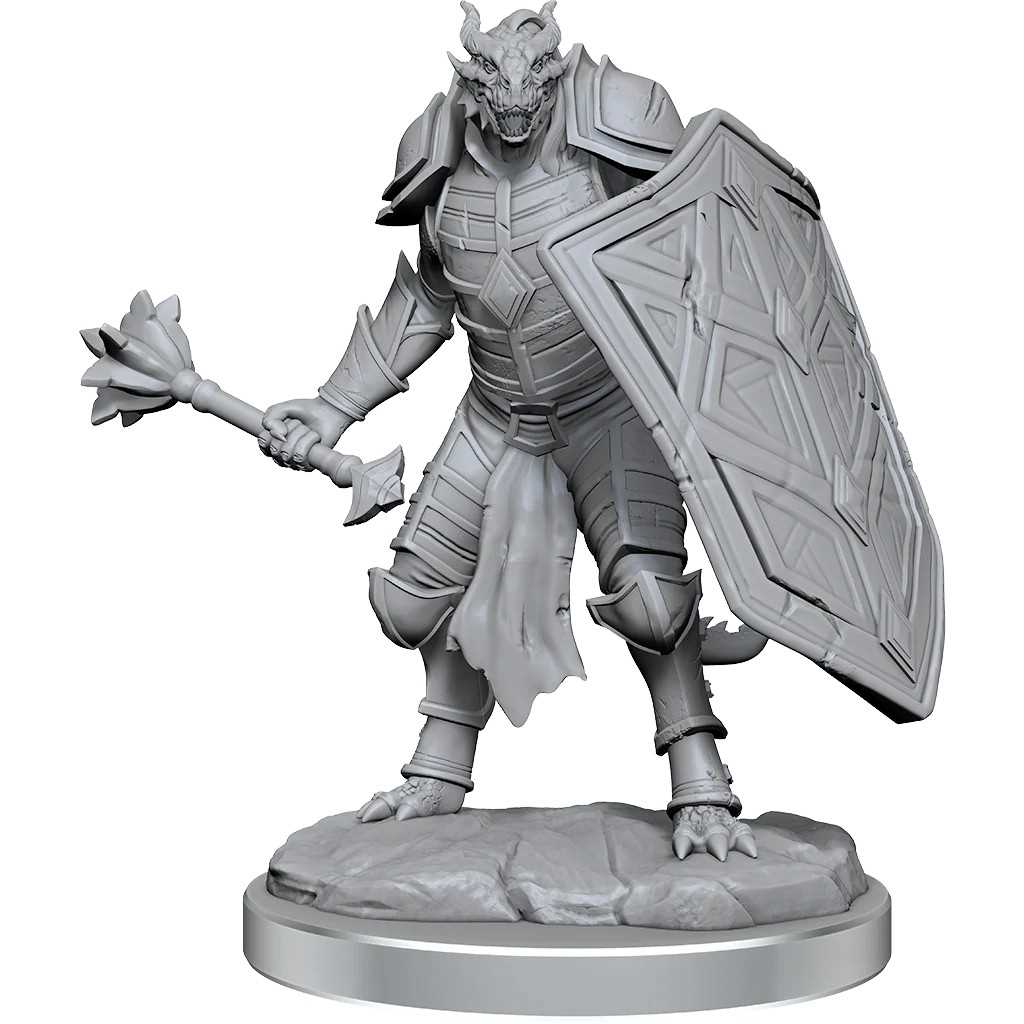 Dragonborn Clerics D and D Nolzurs Marvelous Unpainted Miniatures W18 Miniature Game by Wiz Kids 1