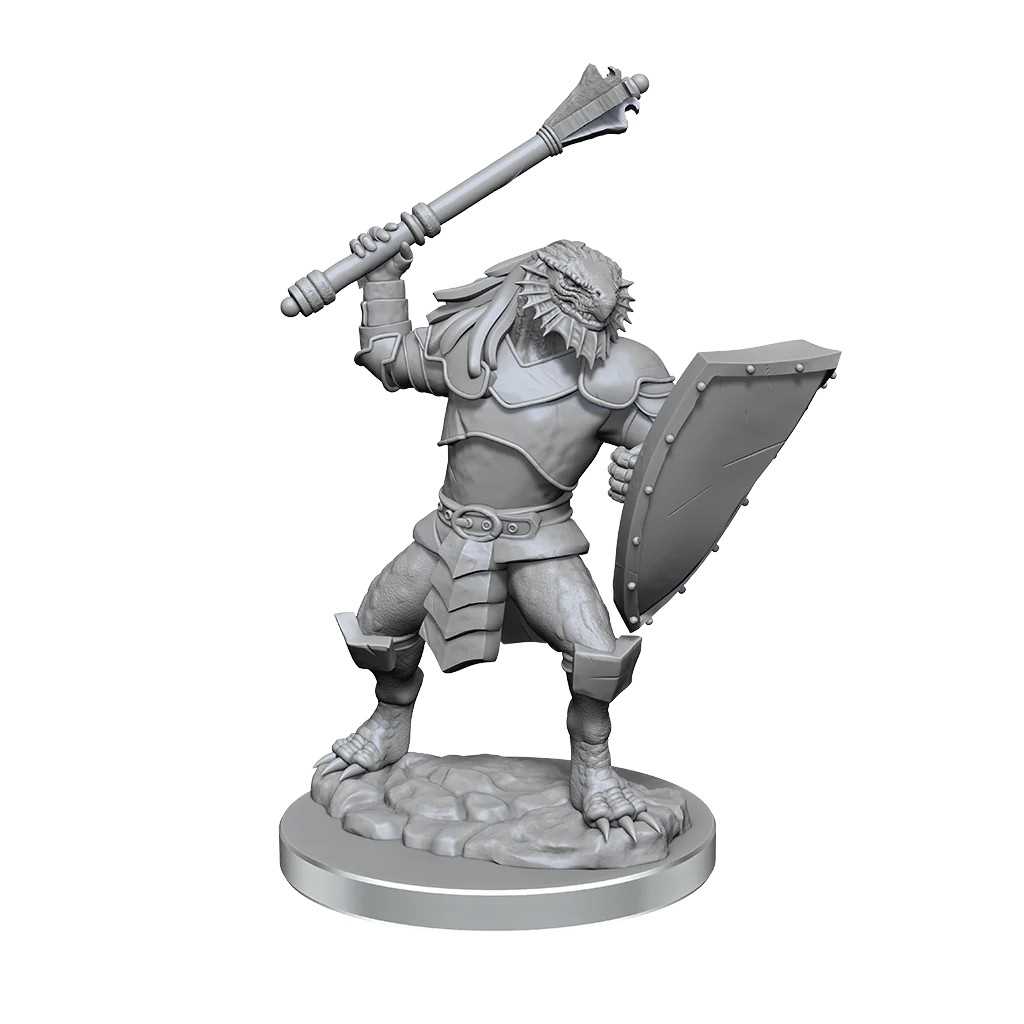 Dragonborn Clerics D and D Nolzurs Marvelous Unpainted Miniatures W18 Miniature Game by Wiz Kids 2