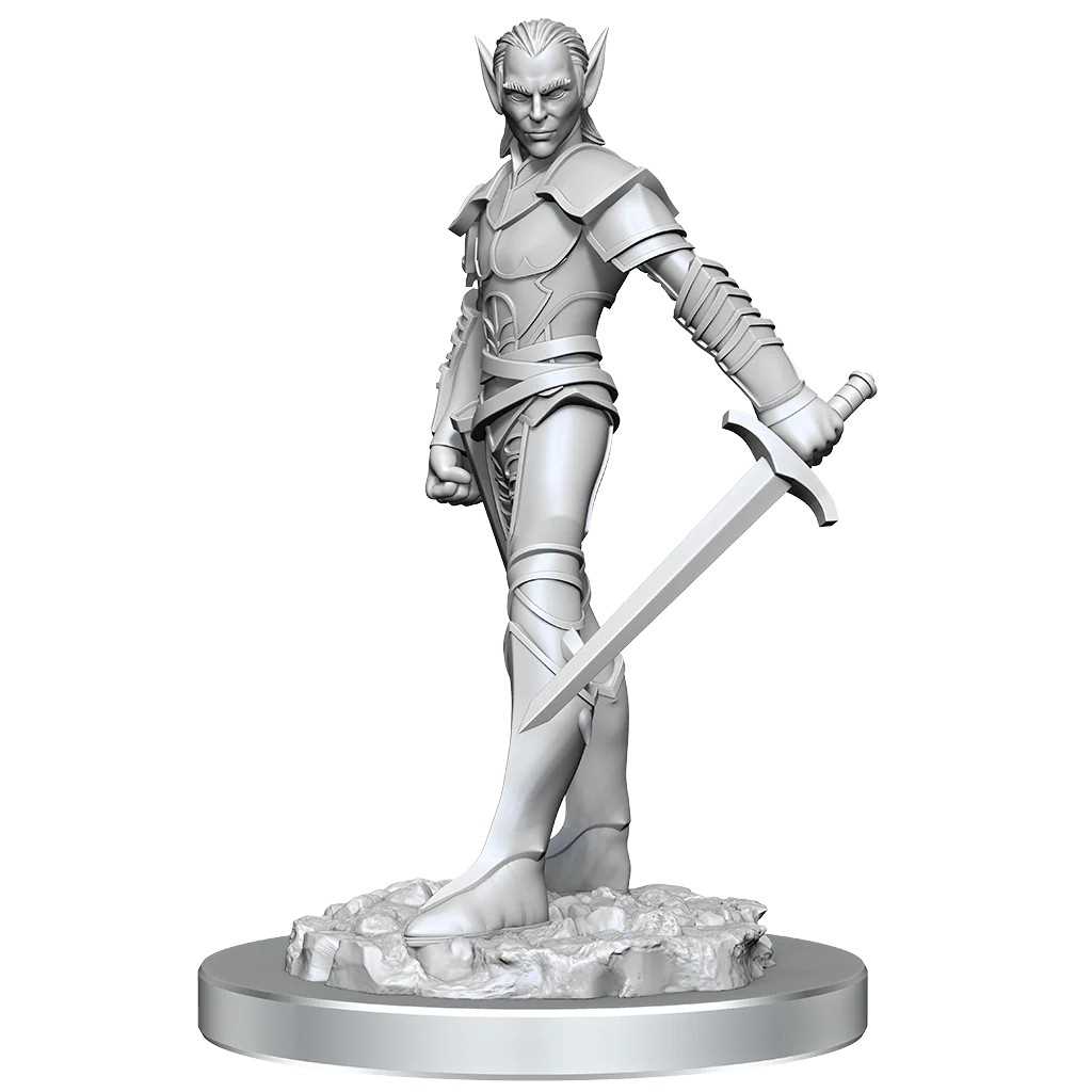 Drow Fighters D and D Nolzurs Marvelous Unpainted Miniatures W18 Miniature Game by Wiz Kids 1