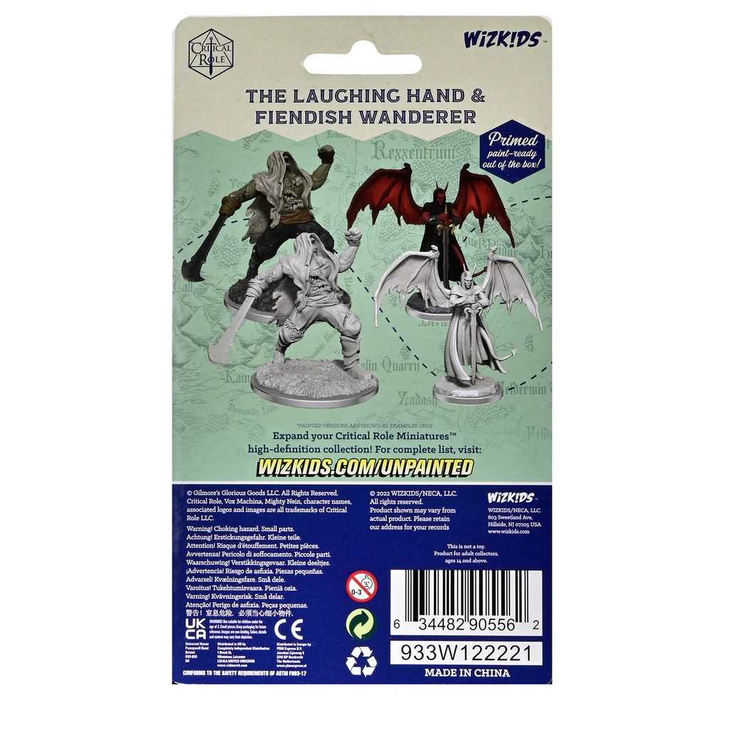 The Laughing Hand and Fiendish Wanderer Critical Role Unpainted Miniatures W3 Miniature Game by Wiz Kids 2