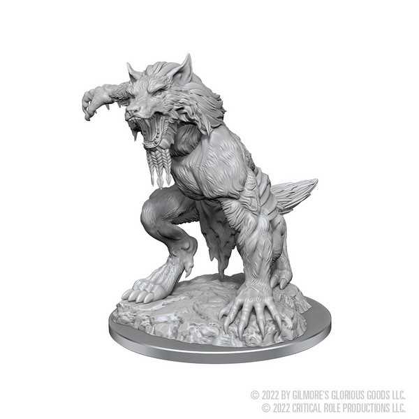Critical Role Unpainted Miniatures: Fey Werewolves 1