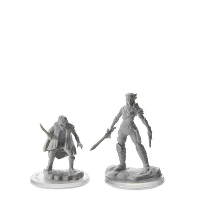 Elf Rogue and Half Elf Rogue Protege D and D Nolzurs Marvelous Unpainted Miniatures W19 Miniature Game by Wiz Kids 3