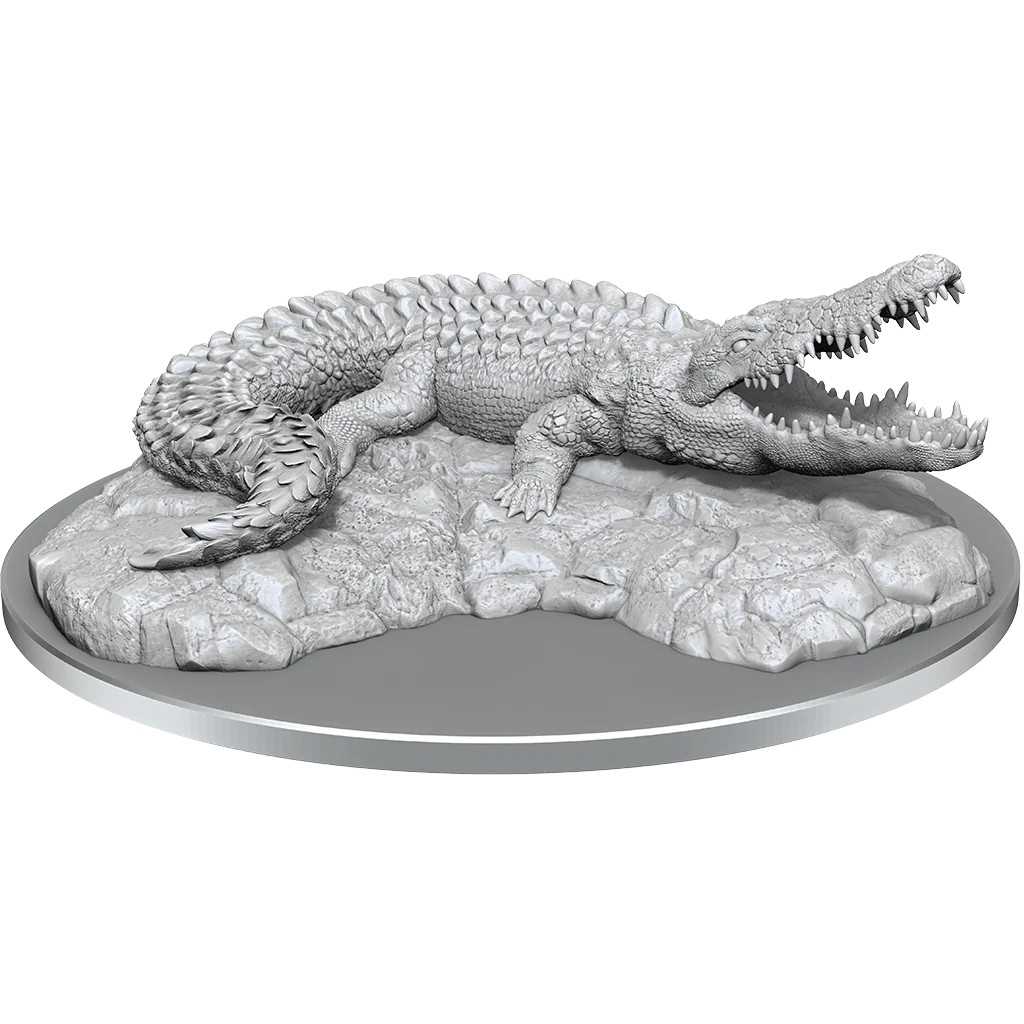 Giant Crocodile WizKids Deep Cuts Unpainted Miniatures W21 Miniature Game by Wiz Kids 3