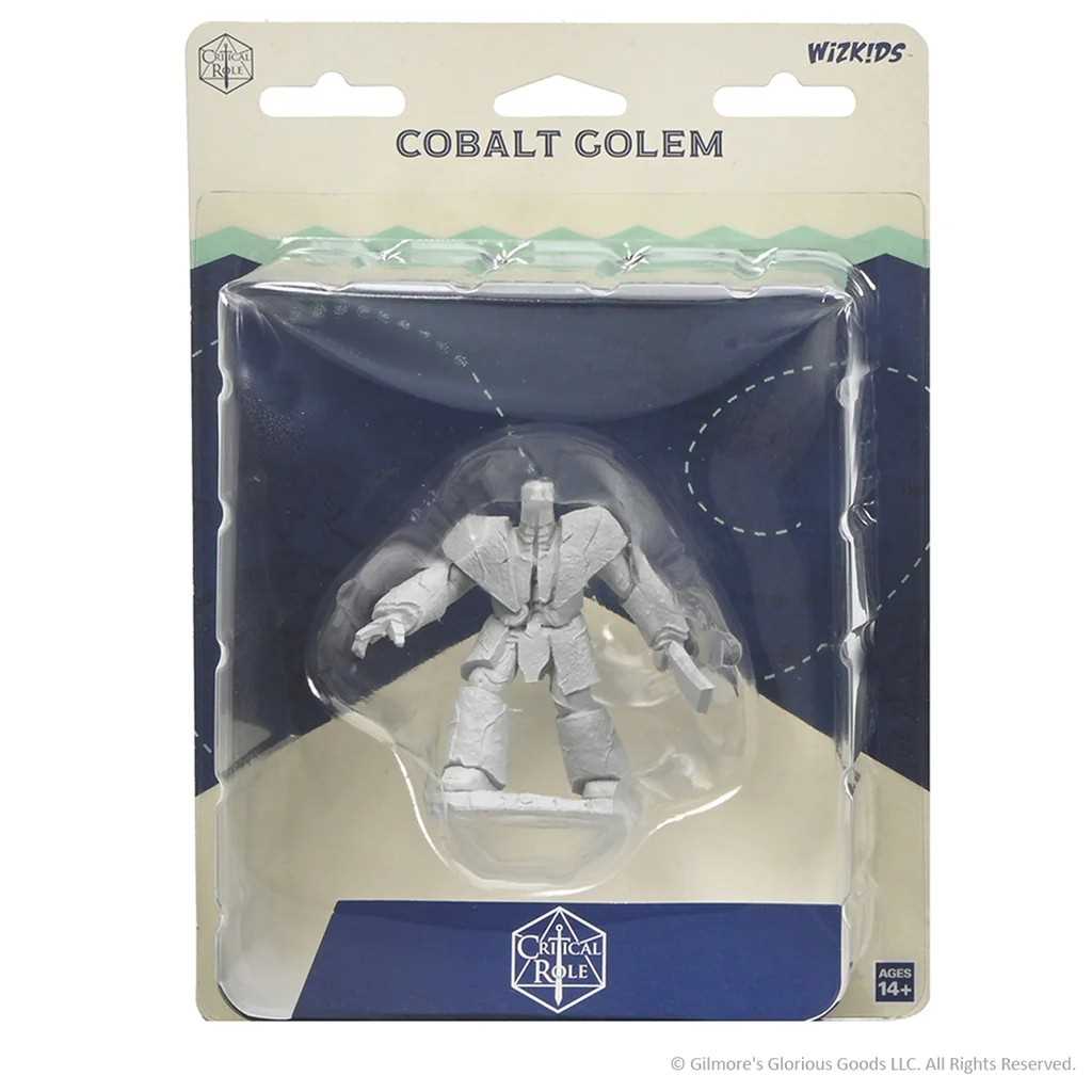 Cobalt Golem Critical Role Unpainted Miniatures W5 Miniature Game by Wiz Kids 1