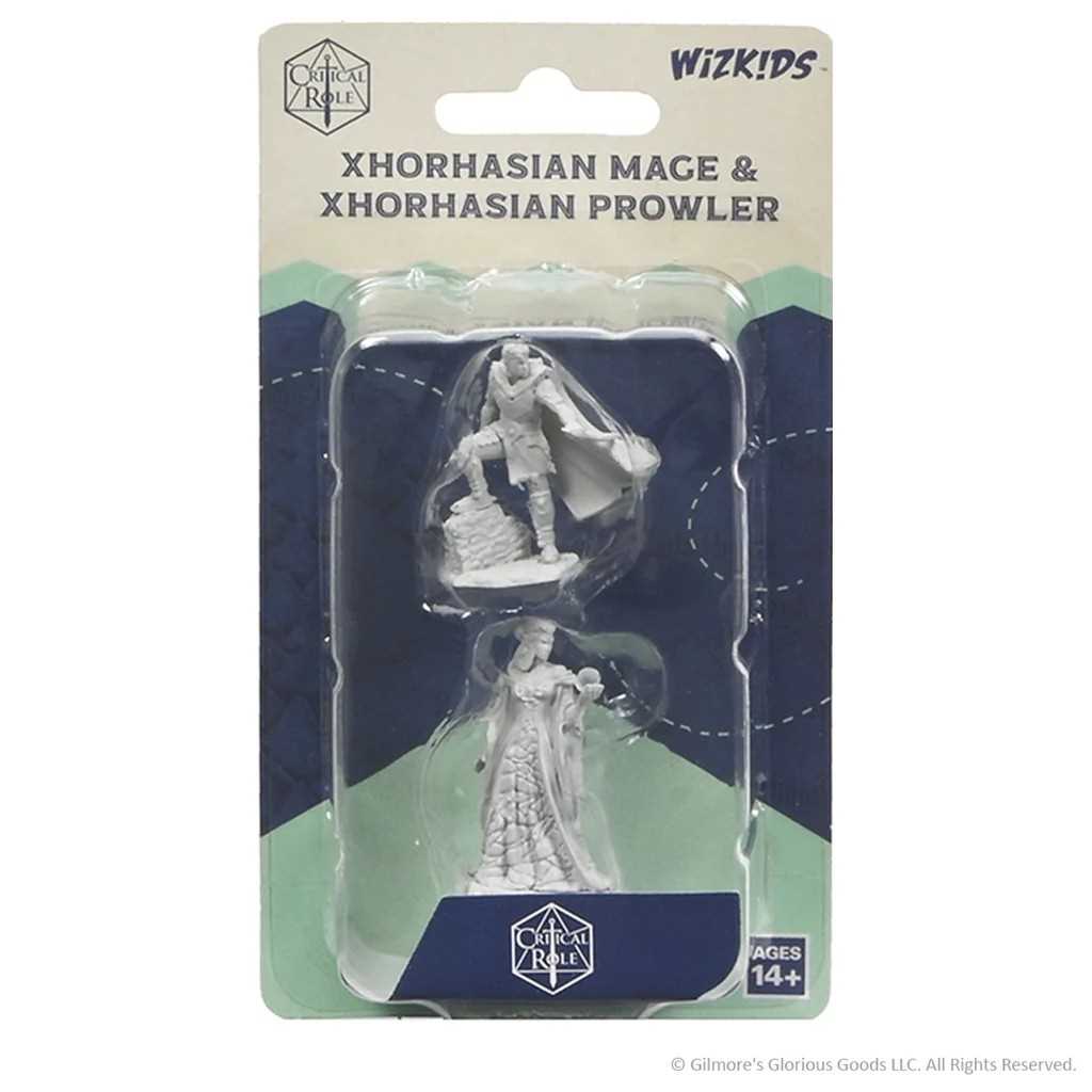 Xhorhasian Mage and Xhorhasian Prowler Critical Role Unpainted Miniatures W5 Miniature Game by Wiz Kids 1