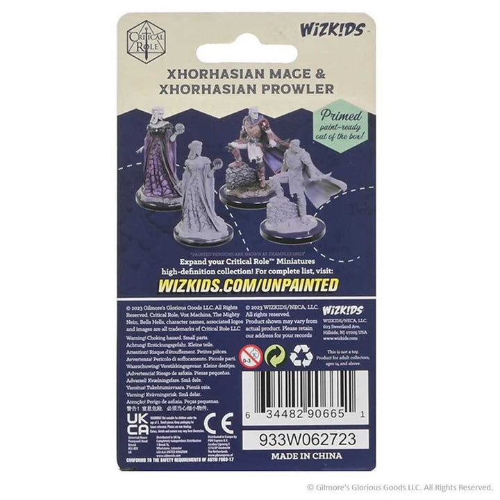 Xhorhasian Mage and Xhorhasian Prowler Critical Role Unpainted Miniatures W5 Miniature Game by Wiz Kids 2