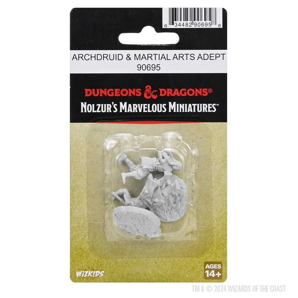 D&D Nolzur's Marvelous Miniatures: Archdruid & Martial Arts Adept 1