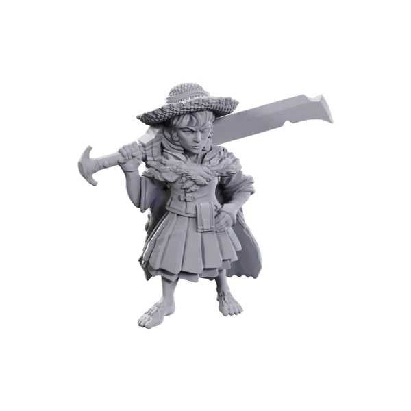 Female Halfling Magus Low Level Pathfinder Deep Cuts Unpainted Miniatures W23 Miniature Game by Wiz Kids 1