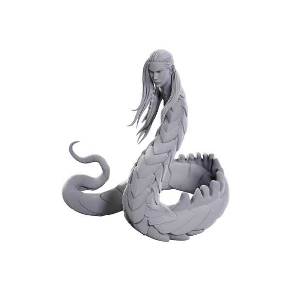 Lunar Naga Pathfinder Deep Cuts Unpainted Miniatures W23 Miniature Game by Wiz Kids 1