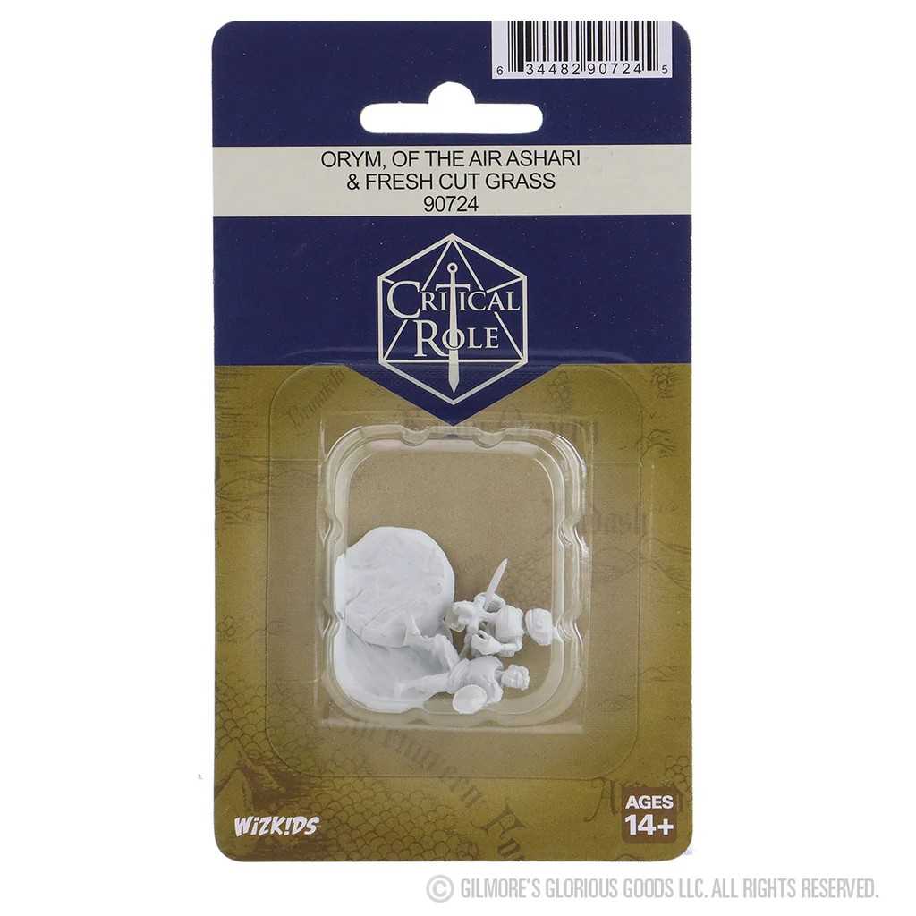 Orym of the Air Ashari and Fresh Cut Grass Critical Role Unpainted Miniatures W23 Miniature Game by Wiz Kids 1