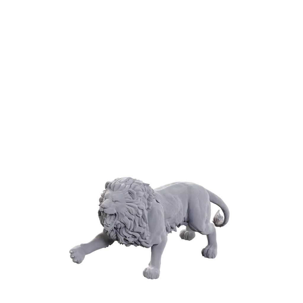 WizKids Deep Cuts: Stone Lion/Animated Stone Lion 3
