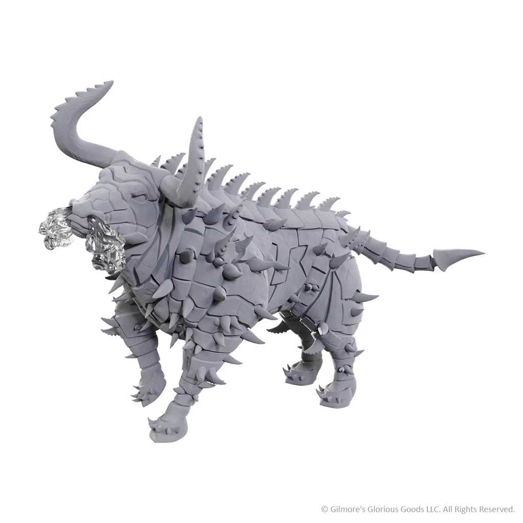 Critical Role Unpainted Miniatures: Miskath Gorgon 1
