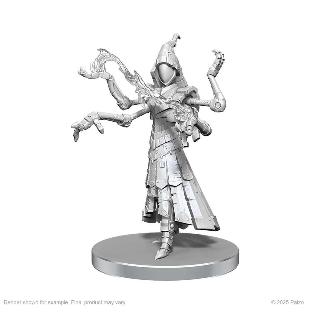 Pathfinder Battles Deep Cuts Unpainted Miniatures: Clockwork Mage 1