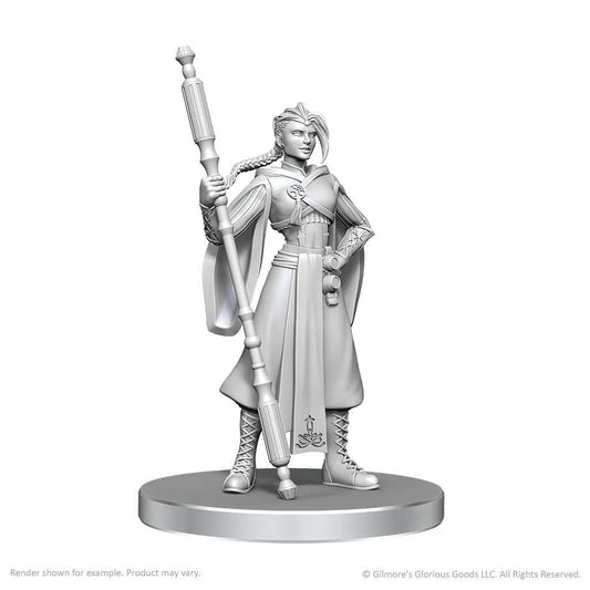 Critical Role Unpainted Miniatures: Beauregard Lionett & Caleb Widogast 1