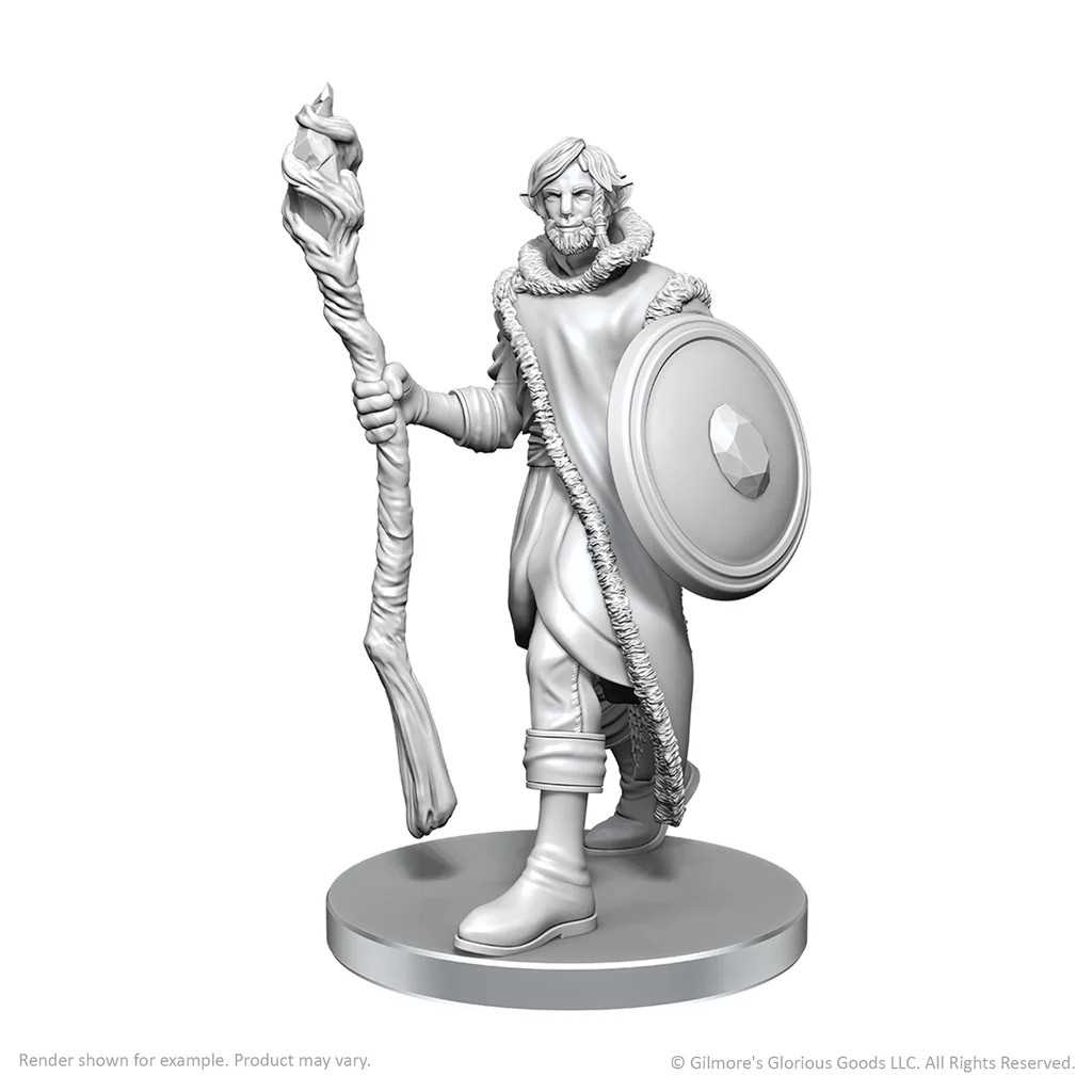 Critical Role Unpainted Miniatures: Mollymauk Tealeaf & Caduceus Clay 2